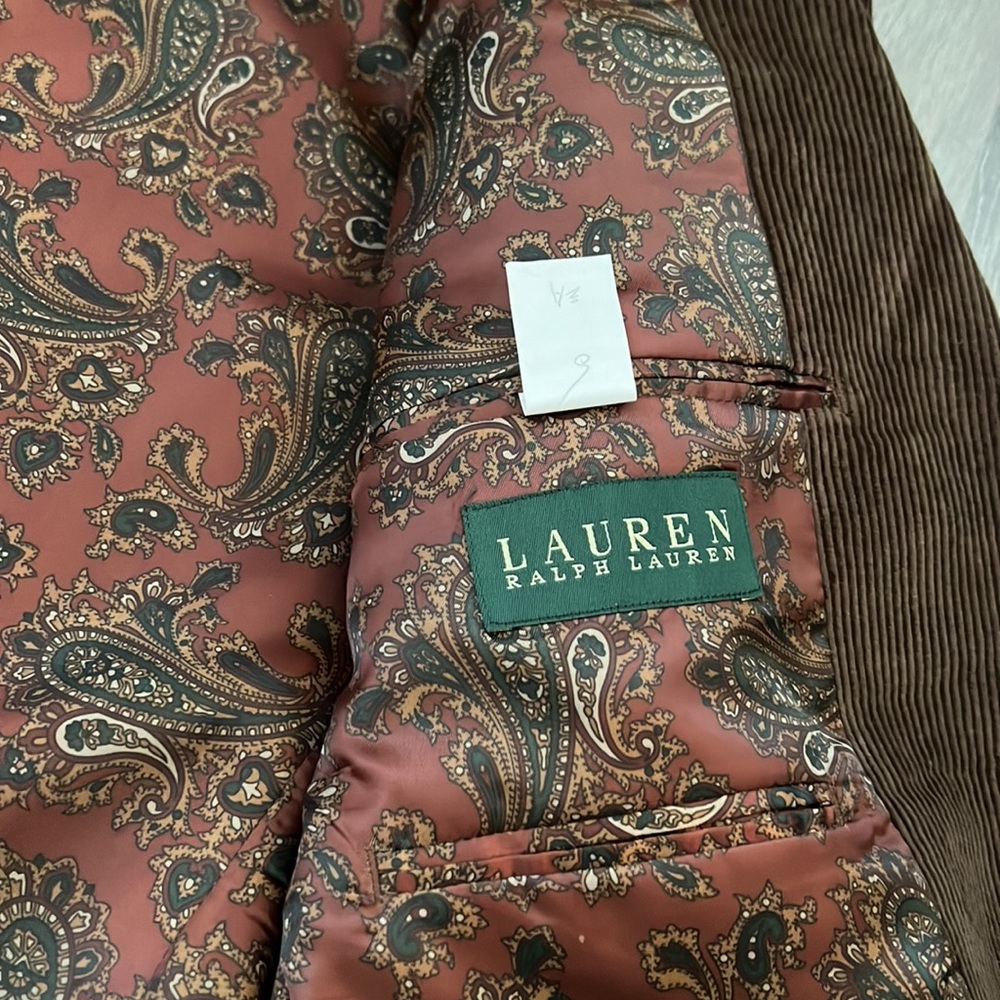 Ralph Lauren velvet jacket. Size L - Picture 4 of 14